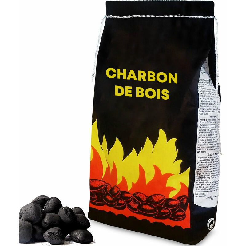 0-Charbon de bois sac 2,5kg