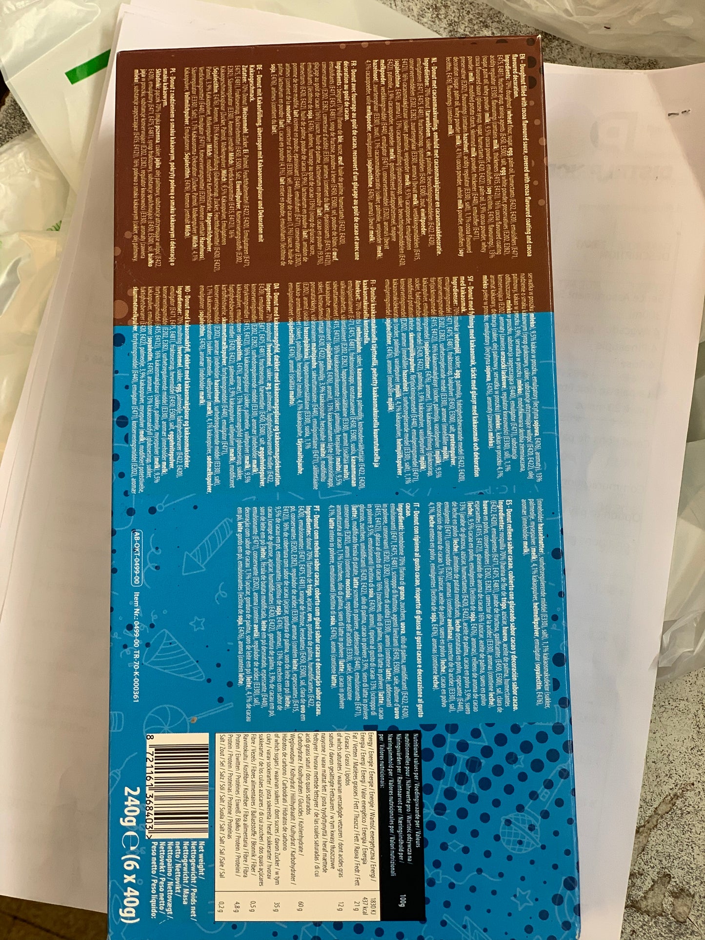 Snazzles Donut Cacao 240g