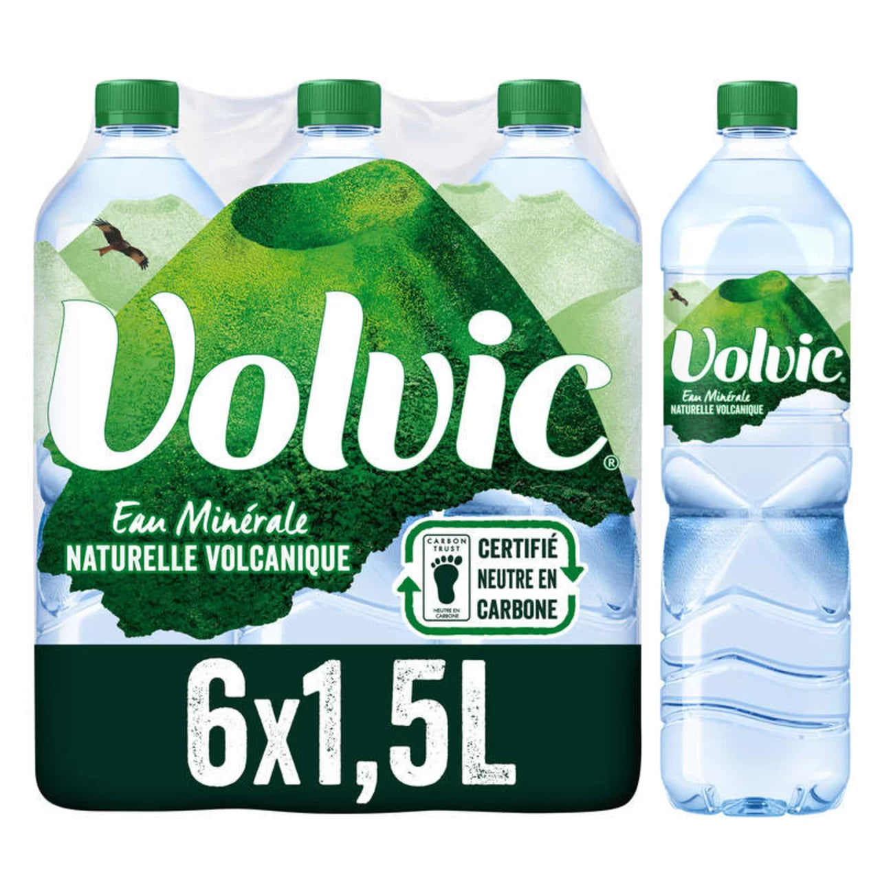 Eau Minérale Naturelle Volcanique 6x1,5L Volvic