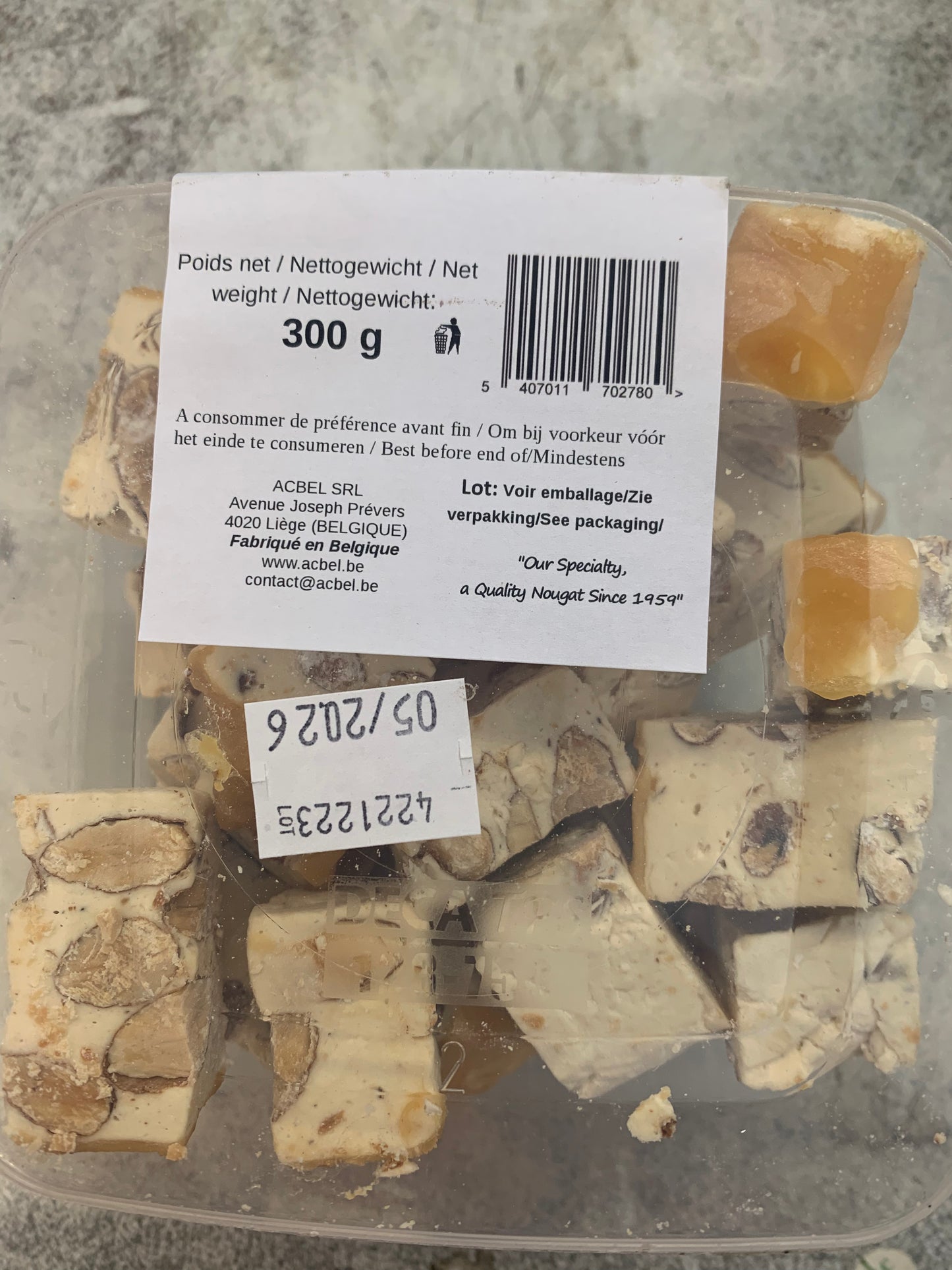 Nougat Caramel Beurre salé 300g
