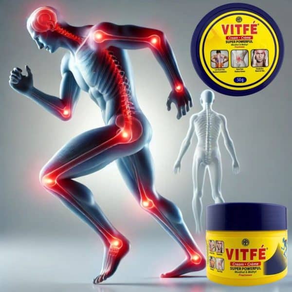 Vitfé – Crème mentholée pour douleurs Super Powerful