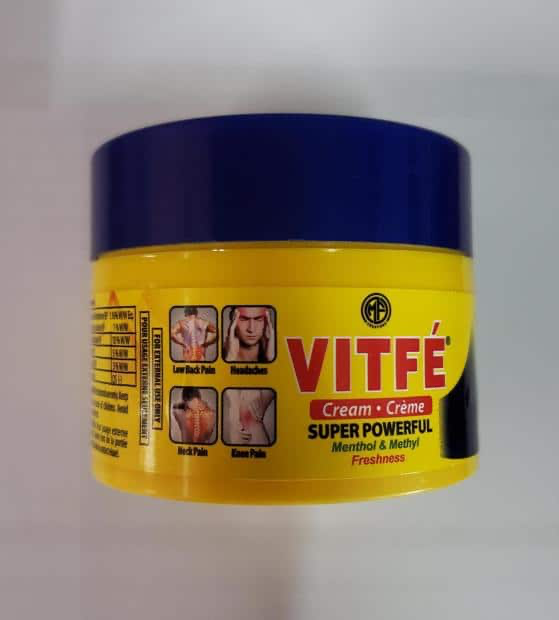 Vitfé – Crème mentholée pour douleurs Super Powerful