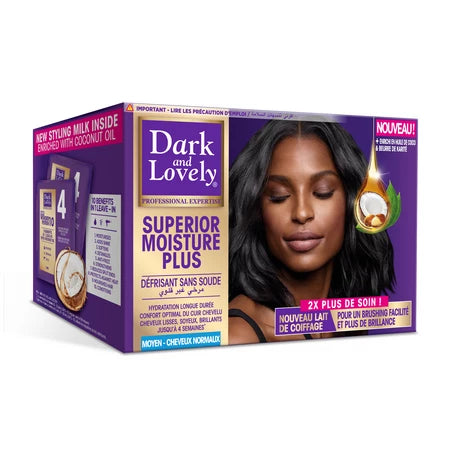 DARK AND LOVELY Kit défrisant sans soude beurre de karité