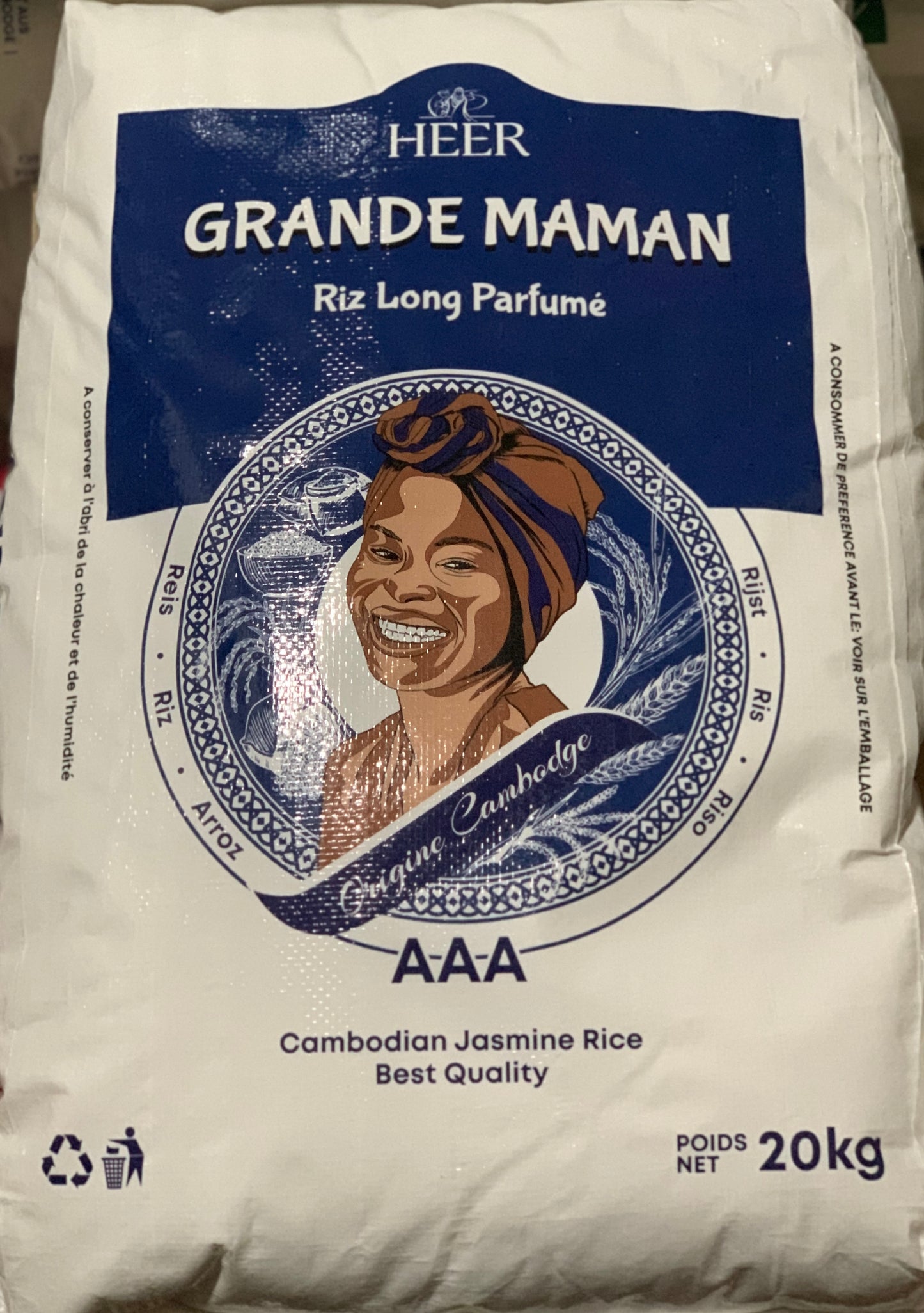 HEER - GRANDE MAMAN JASMINE RICE (FRAGRANT LONG-GRAIN RICE)