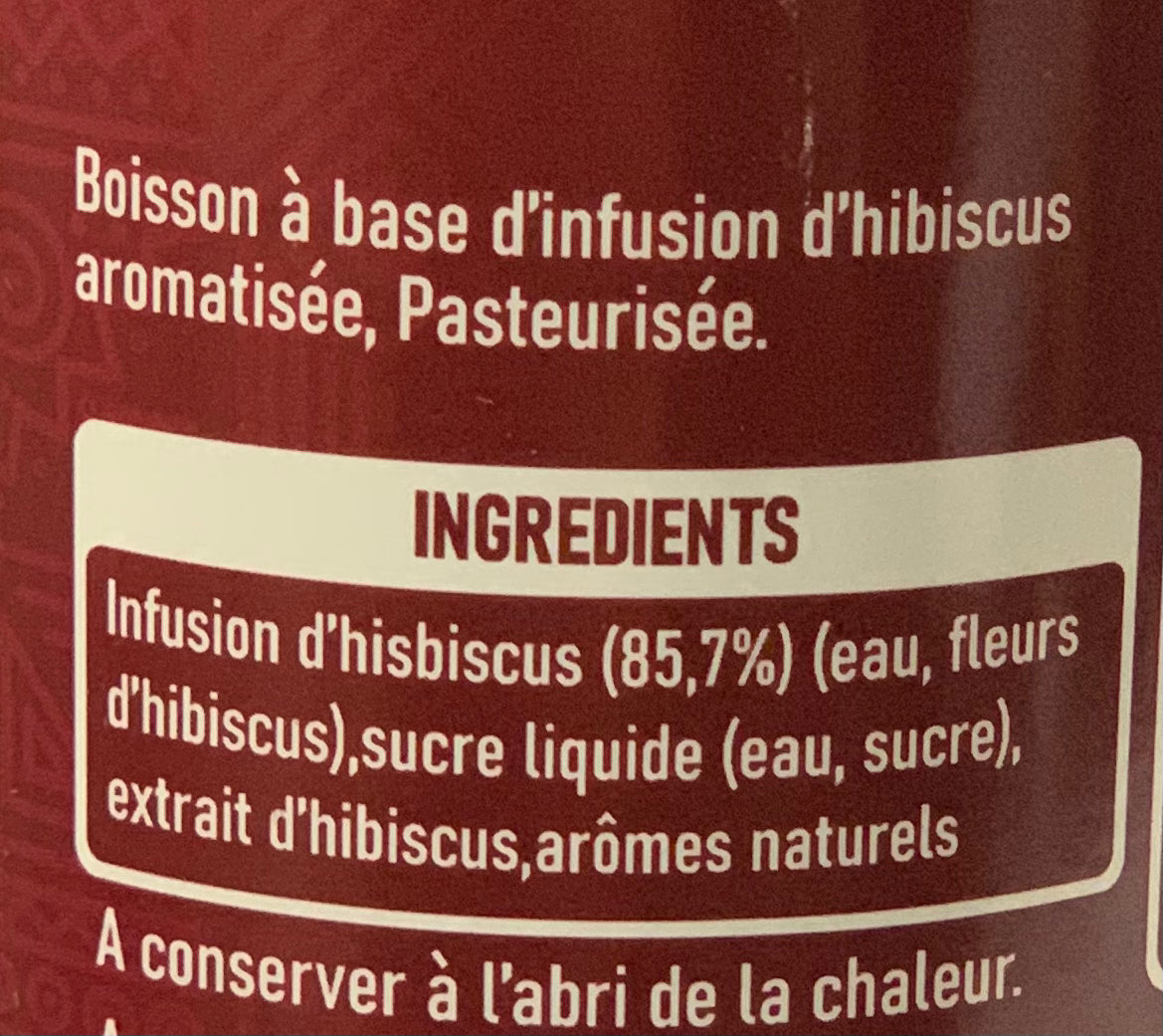 Bamibeni jus de Bissap 33cl