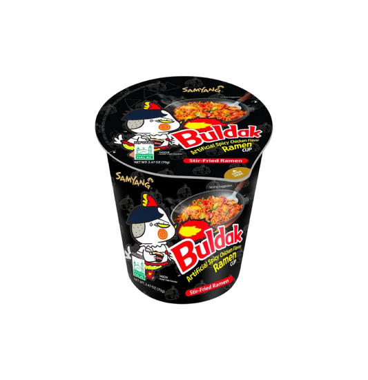 11-Buldak Hot Chicken Flavor Ramen CUP - Nouilles Piquantes Au Poulet CUP 70g