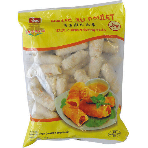 7-NEM POULET HALAL "Foo Seng" 2KG (SURGELE )