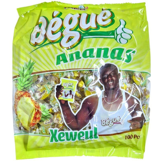 3-Bonbon Ananas - BEGUE - 100pcs