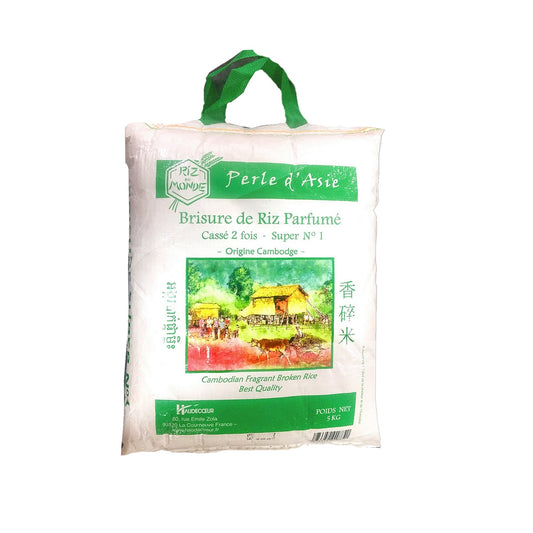 RIZ BRISURE CAMBODGE PERLE ASIE CASSE 2 FOIS 5KG