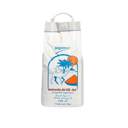 SEMOULE DE BLE DUR FINE 5KG LEGUMOR