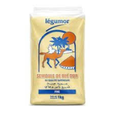 SEMOULE DE BLE DUR FINE 1KG LEGUMOR