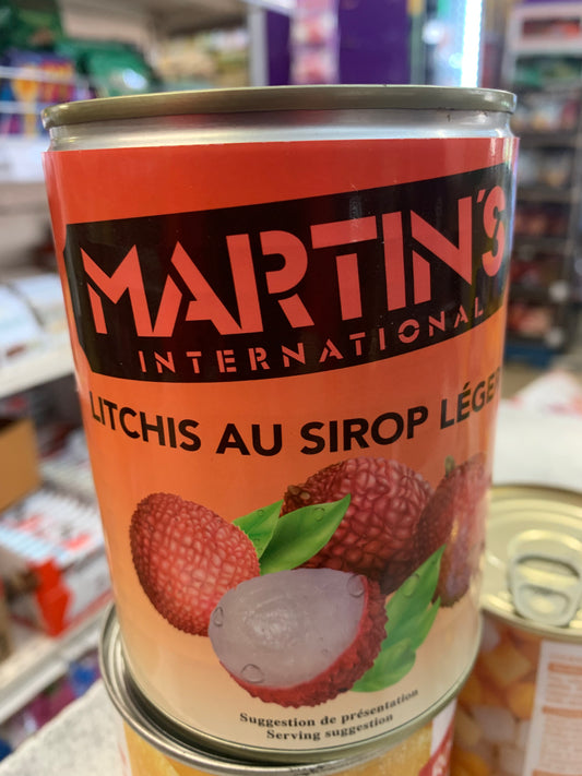 Litchi au sirop léger 580ml