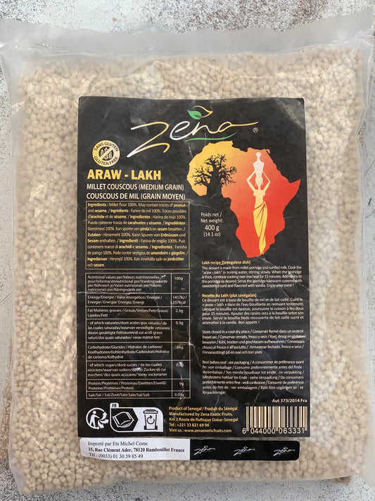 Araw-lakh (grain de mil) 400g