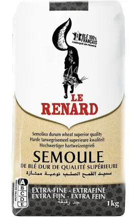 Semoules LE RENARD 1kg extra fine