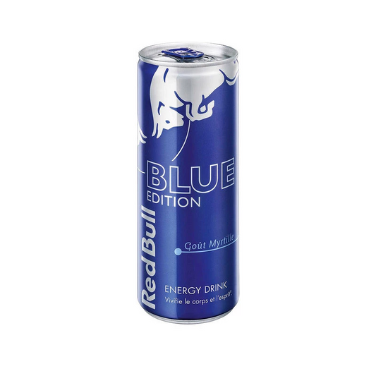 RED BULL Boisson énergisante myrtille Blue Edition 25cl -