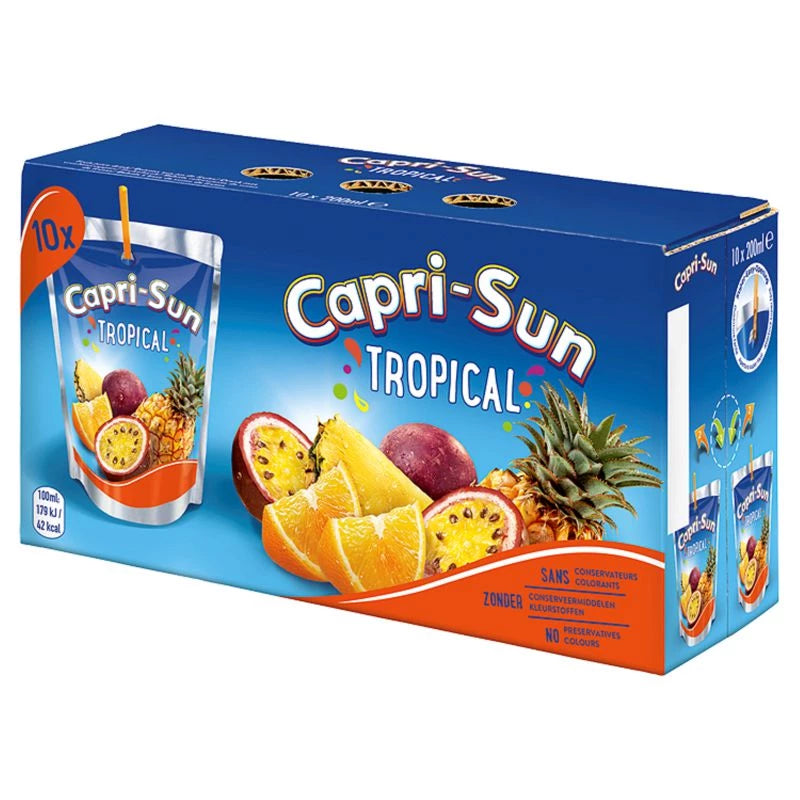 Boisson aux fruits Tropical 10x20cl - CAPRI-SUN
