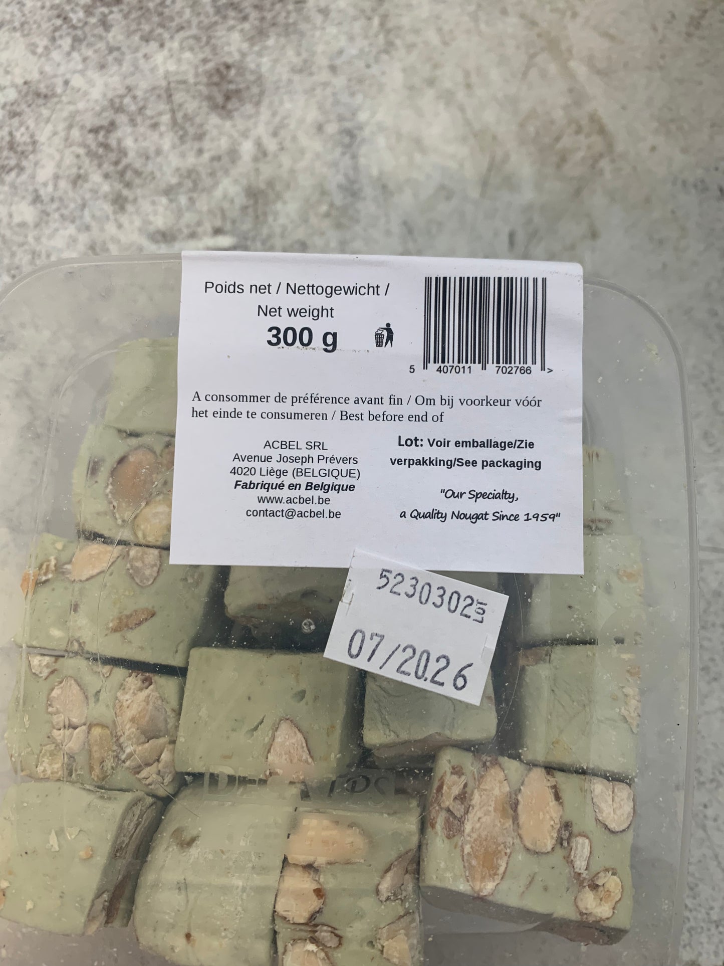 Nougat pistache 300g